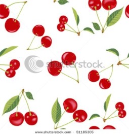 Cherry seamless pattern.